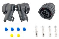 Разъем электрический byonet 4-х конт. (4-pin) (te parts)