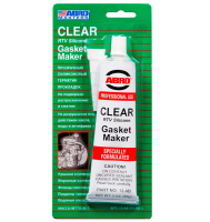 Герметик силиконовый прозрачный 85 гр.  abro