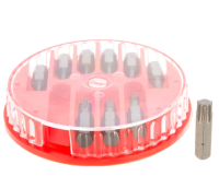 Набор бит 1/4"dr torx t7-t40 10 предметов в боксе jtc