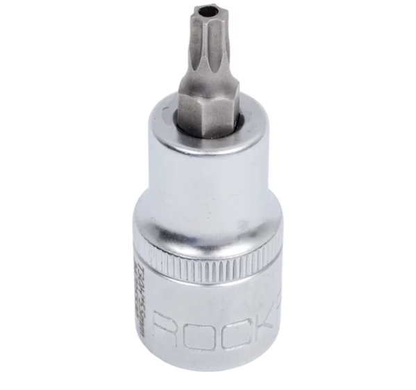 Бита-головка 1/2" torx t55х55мм с отверстием rockforce 