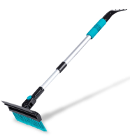 Щётка-скребок avs sb-6315 (скребок, водосгон, мягкая ручка, телескопическая (64-92 см)