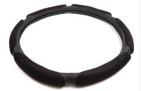 Оплетка на руль 46-48см (daf, man,volvo, mb, iveco, renault) спонж-черны(23262)