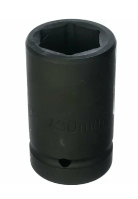 Головка для гайковёрта  стальная 1" 30 мм