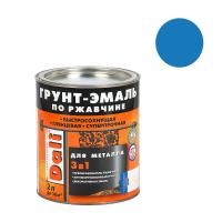 Грунт-эмаль по ржавчине dali 3 в 1 синяя ral 5005 2л