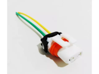 Разъем соединительный автолампы hb4/9006 (в сборе с омедненными проводами 1.0 мм кв.)