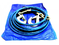 Трос  буксировочный "метал" в оплетке 8 мм - 3т