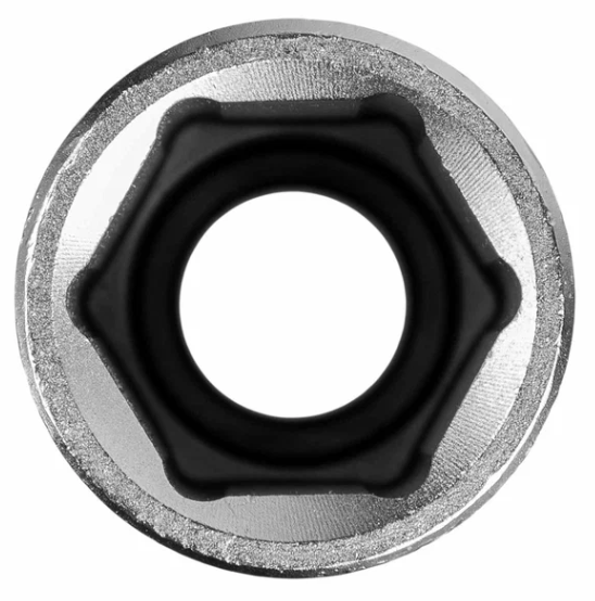 Головка торцевая удлиненная, 18 мм, 6-гранная, crv, под квадрат 1/2"// stels