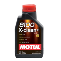 Масло моторное синтетическое motul "8100 x-clean + 5w-30", 1л