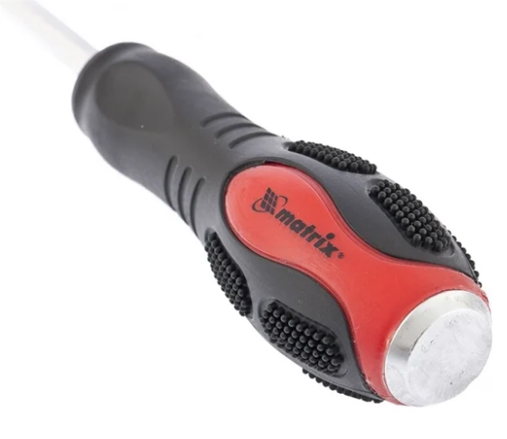 Отвертка ударная, ph1x75 мм, crv, 2к рукоятка matrix