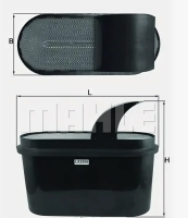 Фильтр воздушный mb actros/antos/arocs bluetec (mahle) 