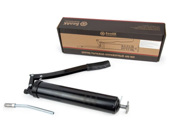 Шприц нагнетательный 400мл, рычажно-плунжерный (белак)