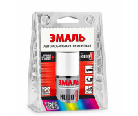 Эмаль автомобильная kudo ремонтная с кисточкой, алкидная, черный 601
