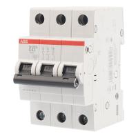 Выключатель автоматический трехполюсный 63а с sh203l 4.5ка (abb )