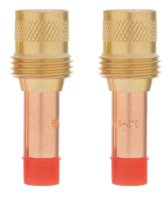 Держатель цанги с газовой линзой для электрода 2,4мм 2шт  (denzel)