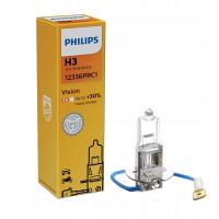 Лампа галогенная 12v h3 55w pk22s standard +30% (philips)