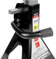 Подставка страховочная 3т, 280-410 мм, 1 шт с доп .фиксатором avs as-03