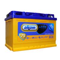 Аккумулятор аком +efb 75 а/ч обратная r+ 278x175x190 en750 а