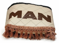 Ламбрекен лобового стекла + угол man эко кожа бежевый 