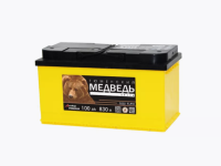 Аккумулятор тюменский медведь (п/п l+) ca/ca 6ст-100.1 (l5/830en) 4607175655972