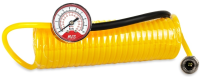 Универсальный шланг-удлинитель с манометром для автомобильных компрессоров hs-01