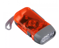 Фонарь электродинамический, пластик 3 led, размер 9,5*5см