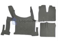 Коврик стеганный man tgx c 2021г. автомат с ящиком серый (25669)