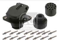 Разъем электрический прицепа iso 12098 15-полюсный абс (розетка) (febi)