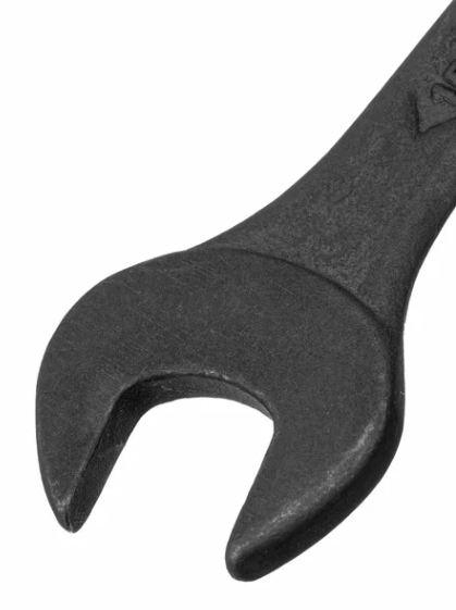 Ключ комбинированый, 15 мм, crv, фосфатированный сибртех