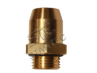 Соединитель трубки пвх прямой латунь м12х1.5 f8х1.0  (startec)