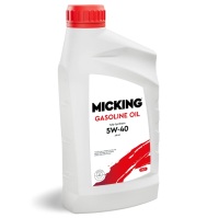 Масло моторное micking gasoline oil mg1 5w-40 синтетическое api sp для бензиновых двигателей 1л.