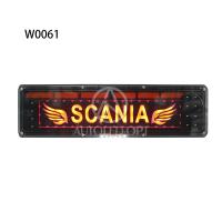 Фонарь задний универсальный (комплект 2 шт) с надписью sсania