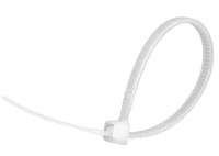 Хомут стяжка нейлон. 4.8х400 мм. белый. 