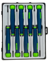 Набор отверток, 8 шт., ph + sl, crv, 3к рукоятка// сибртех