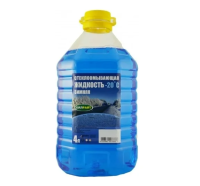 Жидкость стеклоомывающая зимняя -20с пэт 4л (oil right) желтая крышка