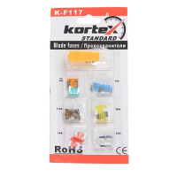 Предохранитель 5-30а флажковый micro low profile комплект 12шт. kortex
