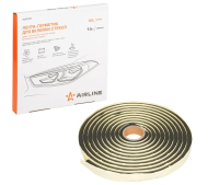 Лента-герметик для вклейки стекол (фары,стоп-сигналы,бок.стёкла), бутиленовая, 9,5мм*4,5 м, черн.