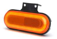 Фонарь габаритный 134  желтый универсальный бегущий  24в ,разъём 2pin арт.134-00-2pin