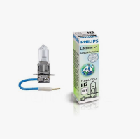 Лампа галогенная 12v h3 55w pk22s long life eco vision (philips)