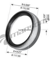 Сальник ступицы (ror tm/lm/ta, saf 117х149/152х27) (mansons)