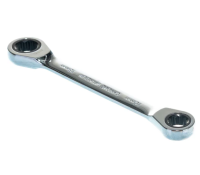 Ключ накидной  трещоточный 10х13мм (на держателе) эврика 1/25