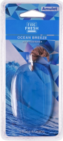 Ароматизатор  amulet (аром. океанский бриз/ocean breeze) (гелевый)