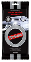 Влажные салфетки для стекол, зеркал и фар № 30 top gear