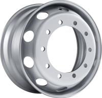 Диск колесный маз,daf,volvo (11.75-22.5 et135) рулевая ось (asterro)