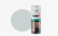 Эмаль универсальная металлик kudo silver finish, аэрозольная краска, серебро