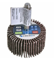 Круг шлифовальный лепестковый радиальный 40x20 мм с хвостовиком 6 мм, p40 ht8d001