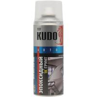 1k грунт эпоксидный для точечного ремонта kudo epoxy primer, грунтовка, аэрозоль, серый, 520 мл