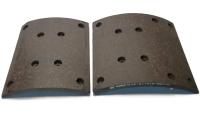 Накладка тормозная передняя 163x183 (8 отверстий)+163x215 (10 отверстий) качество (huatai)