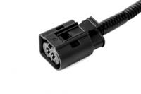 Разъем (2pin) 2 контакта в гофре реле генератора для lada (ваз), габаритных огней для man (cargen) 