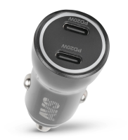 Usb автомобильное зарядное устройство avs 2 порта uc-740 (pd type c 40w)