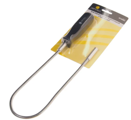 Магнит гибкий, с пластиковой рукояткой, длина 609мм, до 0.9 кг. эврика 1/10/50